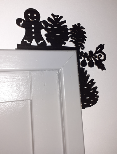 Décoration de porte - Noël